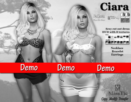 Second Life Marketplace - MissTic Ciara dress demo (boxed) (add)